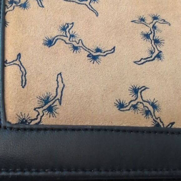 Chic Painted Suede Vintage 70s Color Block Leather Shoulder Bag Clutch gold tone - Picture 3 of 10